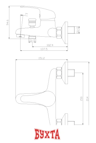 Смеситель Rossinka Silvermix Y35-31