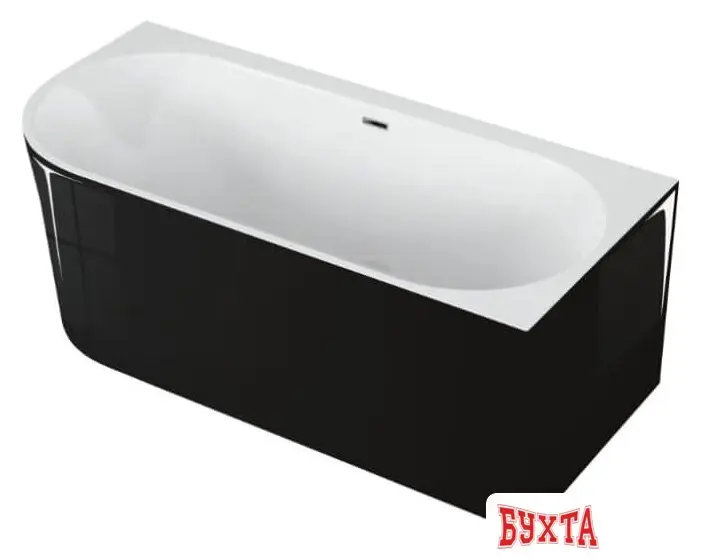 Ванна Polimat Sola 160x75 R 00135 (черный глянец)