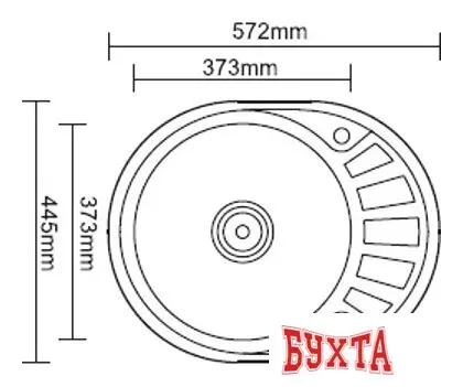 Кухонная мойка Ledeme L85745-L