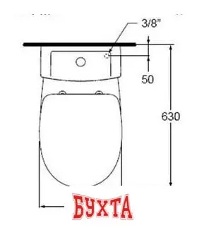 Унитаз Ideal Standard Evrovit [V337101]