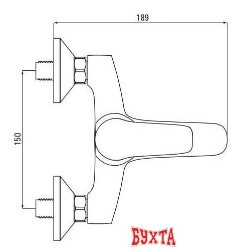 Смеситель Deante New Boro BMO 011M