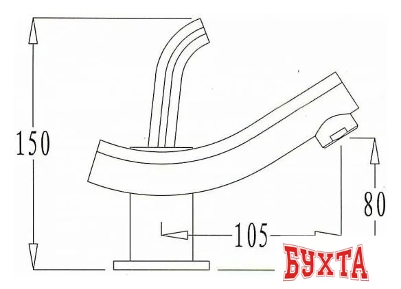 Смеситель Kaiser Logo 47011-3 (бронзовый)