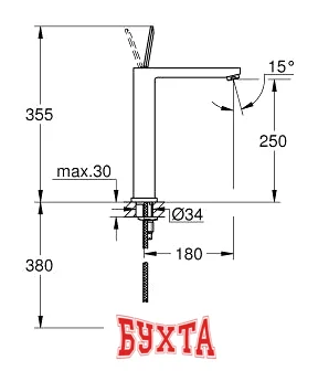 Смеситель Grohe Eurocube Joy 23661000