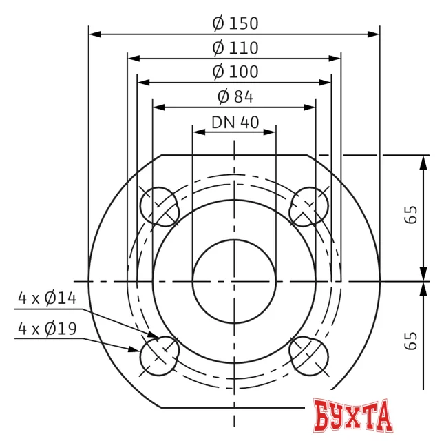 Циркуляционный насос Wilo TOP-S 40/10 (1~230 V, PN 6/10)