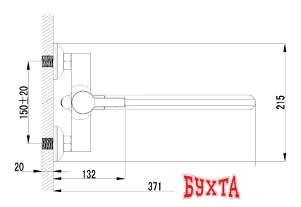 Смеситель Lemark plus STRIKE LM1151C