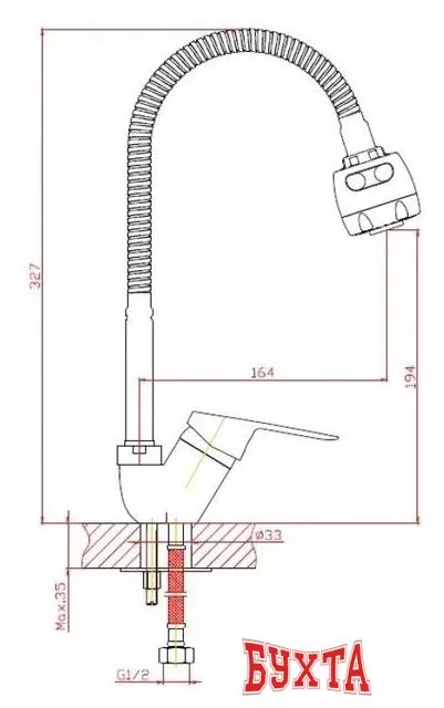 Смеситель Zollen Korbach KR77415022