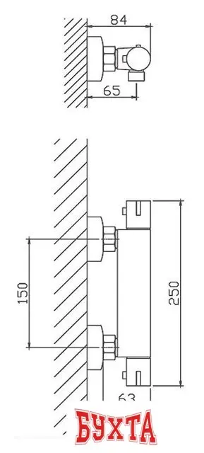 Смеситель Haiba HB20809 (хром)