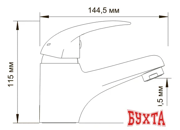 Смеситель Wasserkraft Isen 2603