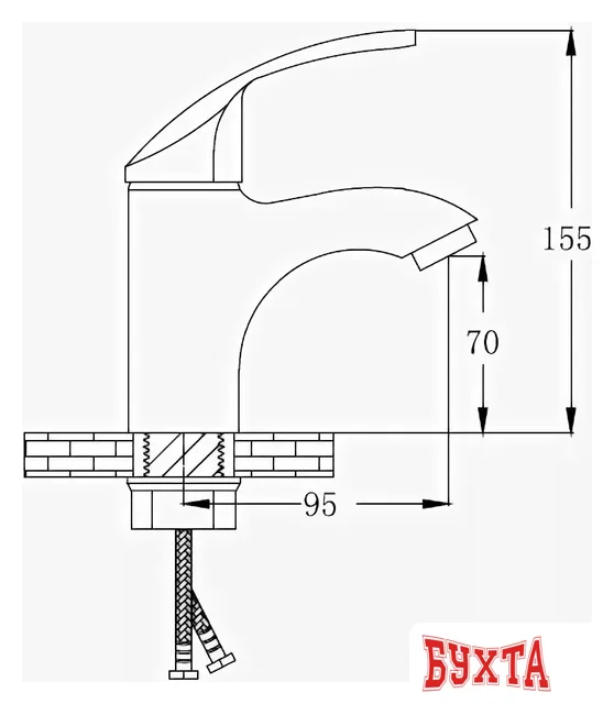 Смеситель РМС SL85-001F