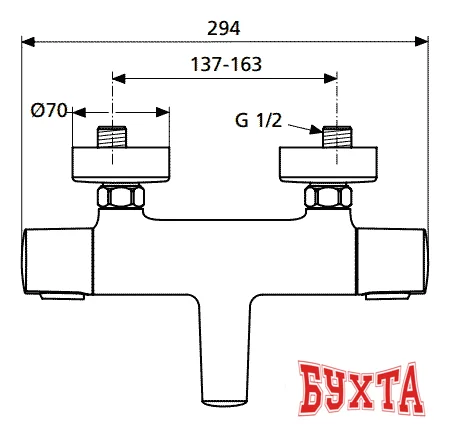 Смеситель Ideal Standard CeraTherm A 4623 AA