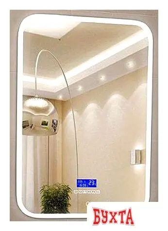 Мебель для ванных комнат Континент Glamour Led 60x80