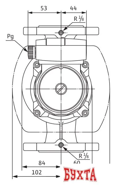 Циркуляционный насос Wilo TOP-S40/4