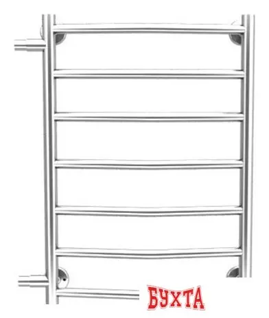 Полотенцесушитель Ростела Соната боковое подключение 1" 8 перекладин 80 см