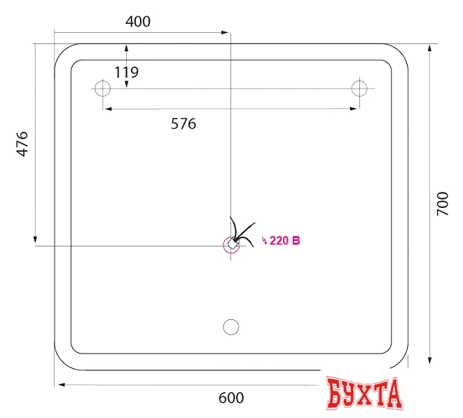 Мебель для ванных комнат IDDIS Зеркало Edifice 80 EDI8000i98