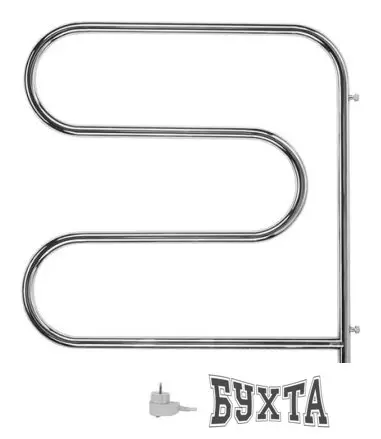 Полотенцесушитель TERMINUS F-образный 32/20 500х500 (хром)