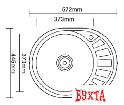 Кухонная мойка Ledeme L75745-6L