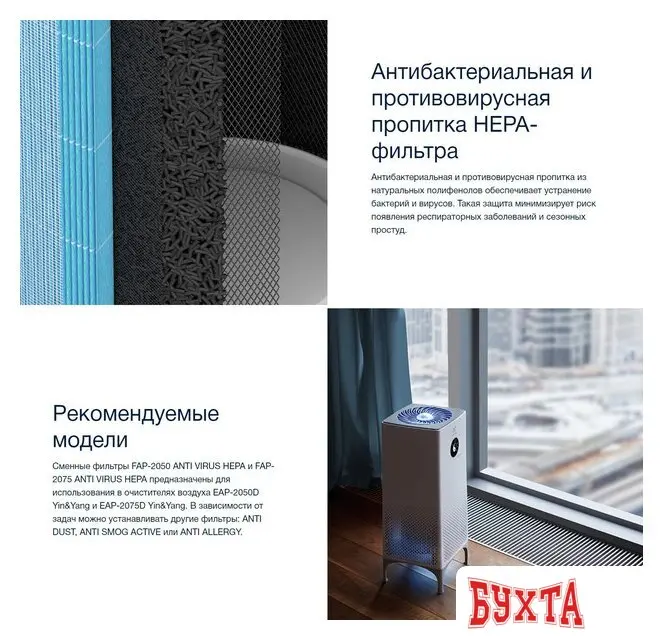 HEPA-фильтр Electrolux FAP-2075 Anti Virus Hepa