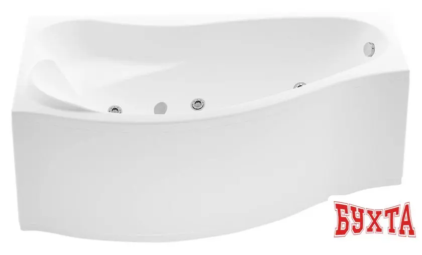 Ванна Aquanet Palma 170x90/60 L (с каркасом)