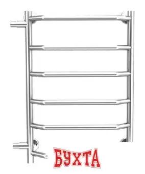 Полотенцесушитель Ростела Трапеция боковое подключение 1" 8 перекладин 80 см