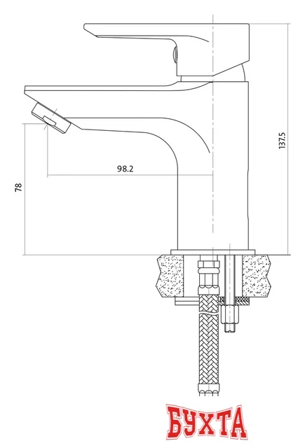 Смеситель Cersanit Vero S951-042