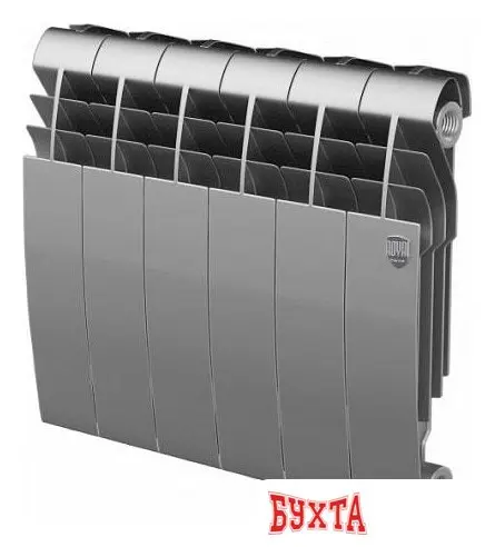 Биметаллический радиатор Royal Thermo Biliner 350 (Silver Satin, 2 секции) 