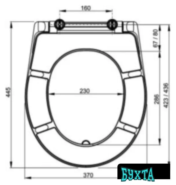 Сиденье для унитаза Alcaplast A601