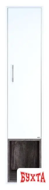 Мебель для ванных комнат Misty Фетта - 35 Пенал с нишей правый подвесной, белая эмаль - П-Фет05035-011П