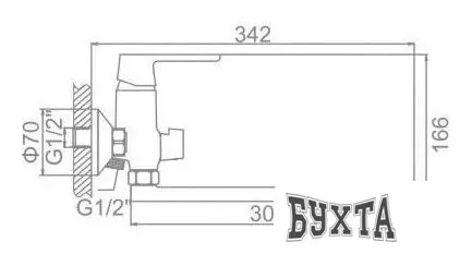 Смеситель Ledeme L2277