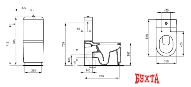 Унитаз Ideal Standard Moments K312801