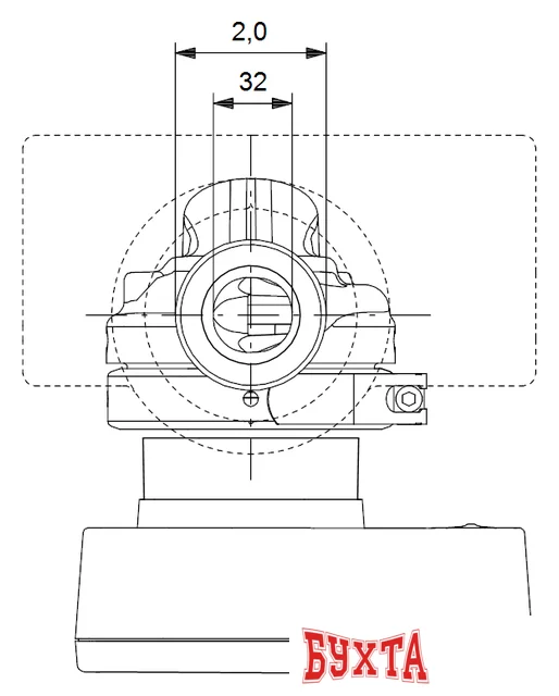 Циркуляционный насос Grundfos Magna1 32-100