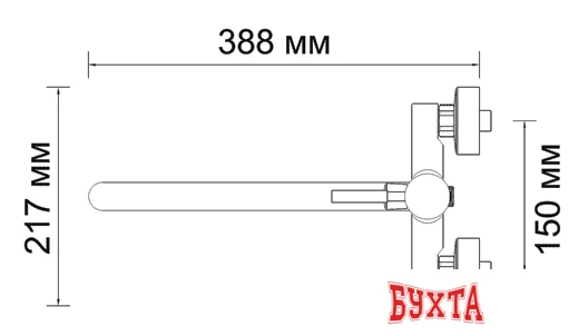 Смеситель Wasserkraft Main 4102L