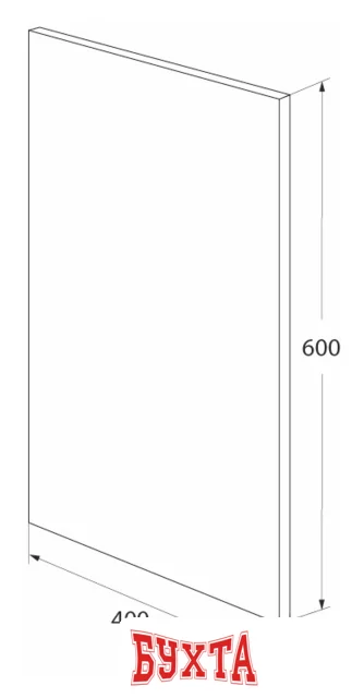 Мебель для ванных комнат IDDIS Зеркало Torr 40 TOR4000i98