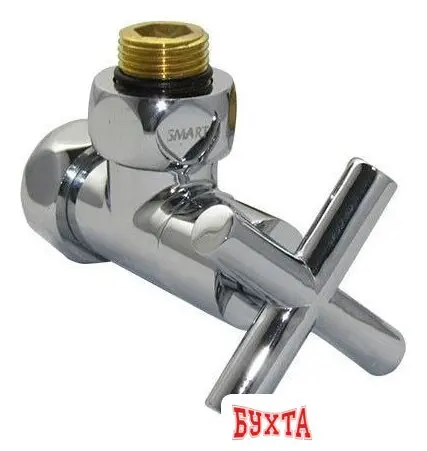 Вентиль Gloss & Reiter Угловой крест 3/4"х1/2" г/ш 8500SCH0405 (хром)