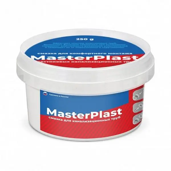 Смазка для канализационных труб 250 гр MasterPlast (ИС.131716), Россия