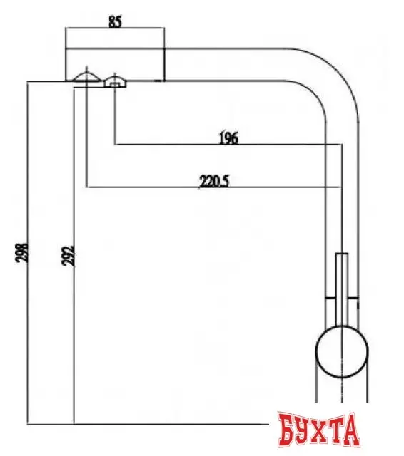 Смеситель Paulmark Skalen Sk213020-431 (белый матовый)