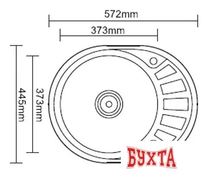 Кухонная мойка Ledeme L65745-6L