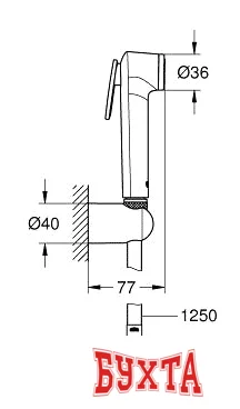 Гигиенический душ Grohe Tempesta-F Trigger Spray 30 27513001