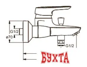 Смеситель Ideal Standard Ceramix Blue [B9490AA]