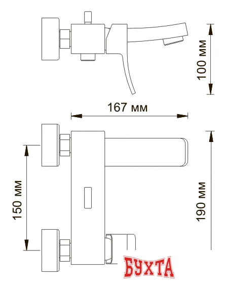 Смеситель Wasserkraft Aller White 1061