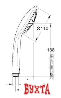 Душевая лейка Grohe Euphoria (27221 000)