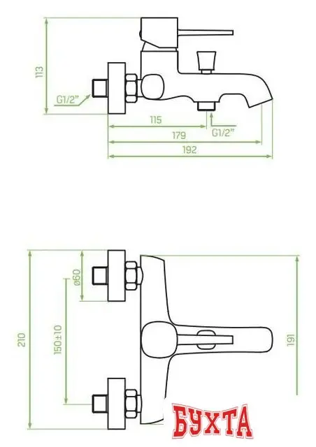 Смеситель Laveo Pola BAP 010D