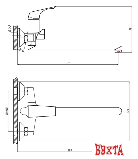 Смеситель Esko Right RH 31