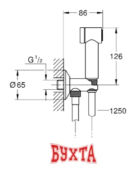 Гигиенический душ Grohe Sena Trigger Spray 35 [26332 000]