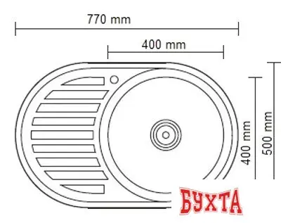 Кухонная мойка Ledeme L87750-6R