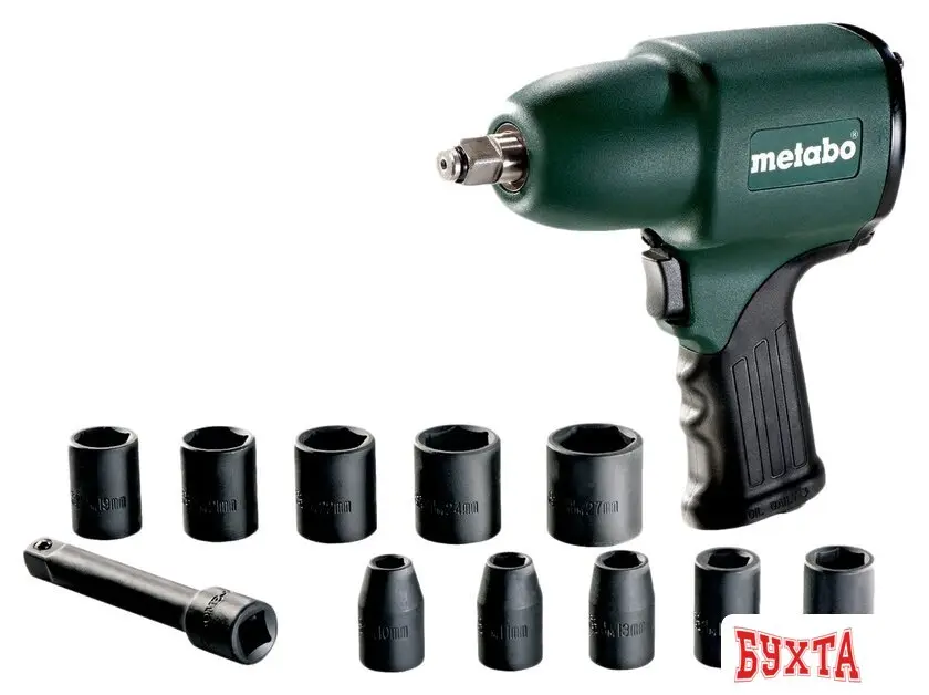 Пневматический гайковерт Metabo DSSW 360 SET 1/2 604118500