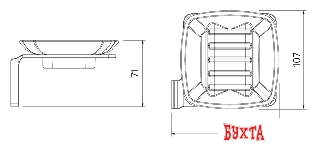 Мыльница IDDIS Slide SLISCG0i42