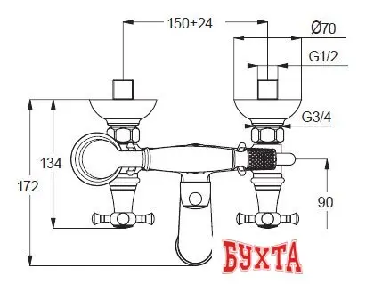 Смеситель Ideal Standard Reflections [B9657AA]