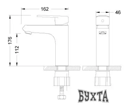 Смеситель Lemark Point LM0306C