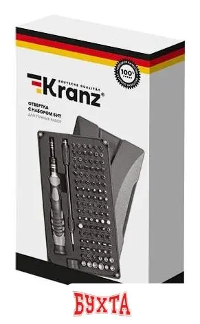 Набор трещотка с головками и битами Kranz KR-12-4755 (106 предметов)