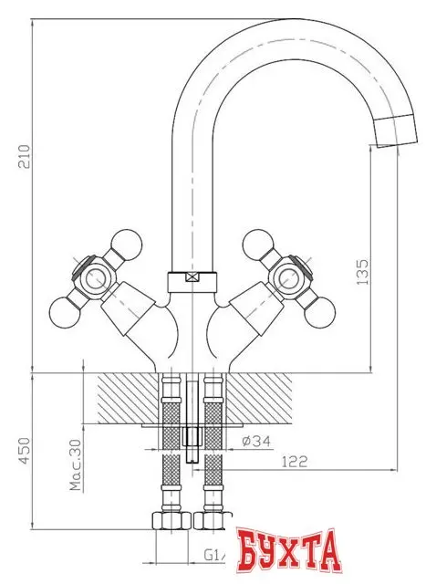 Смеситель Zollen Essen [ES52420522]